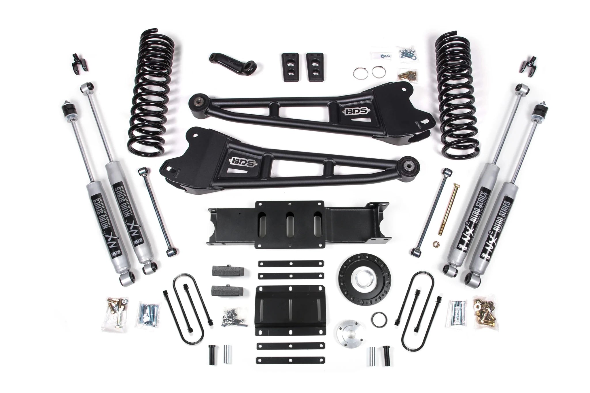 BDS Suspension 6 Inch Lift Kit w/ Radius Arm (2013 - 2018 3500 Cummins 4WD) - Southern Diesel Supply