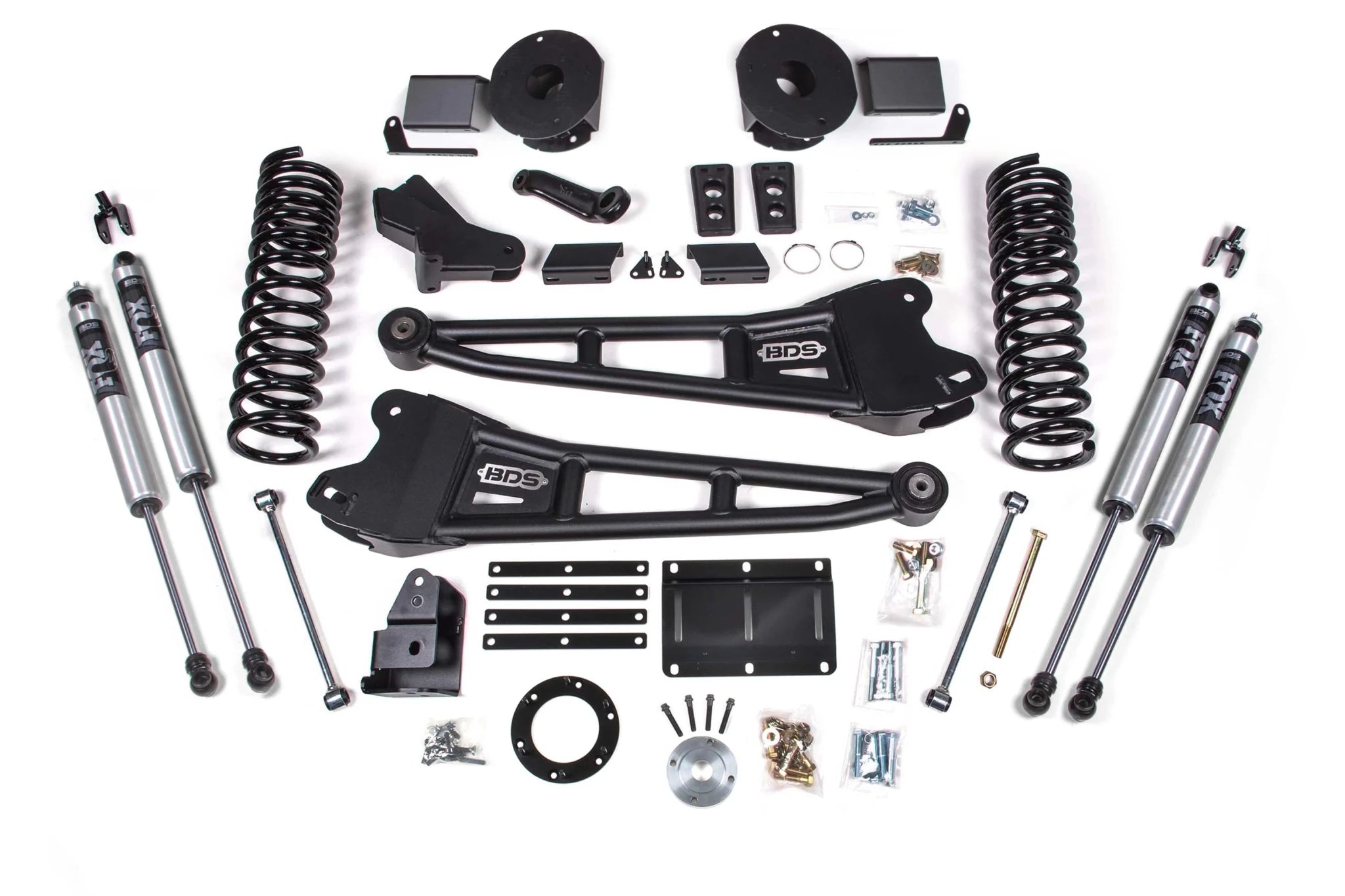 BDS Suspension 6 Inch Lift Kit w/ Radius Arm (2014 - 2018 2500 Cummins Rear Air Ride, 4WD) - Southern Diesel Supply