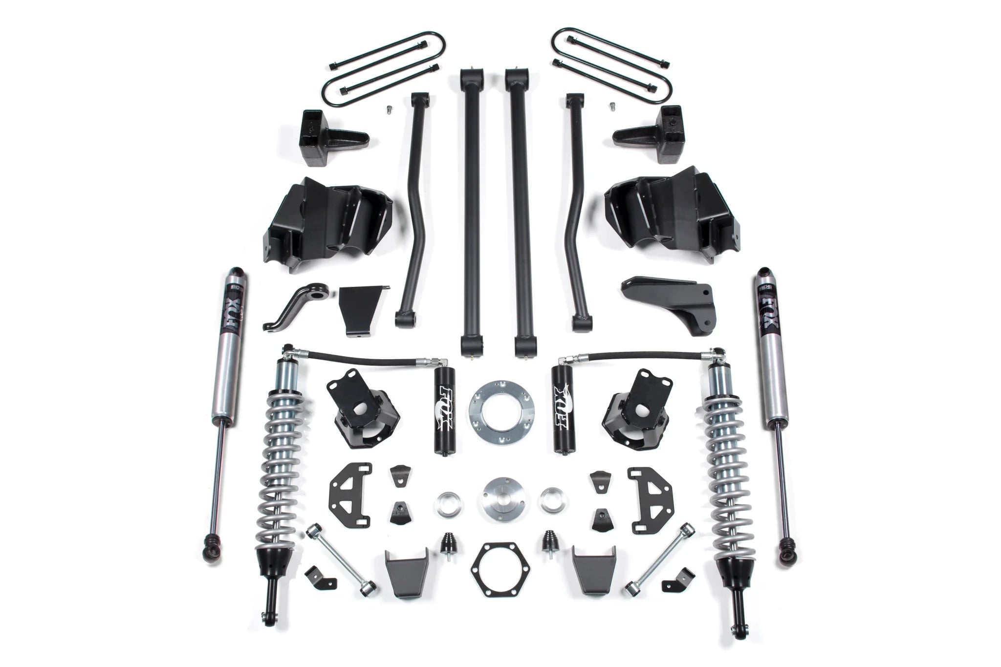 BDS Suspension 8 Inch Lift Kit Long Arm FOX 2.5 Coilover Conversion (2003-2007 5.9L Cummins 4WD) - Southern Diesel Supply