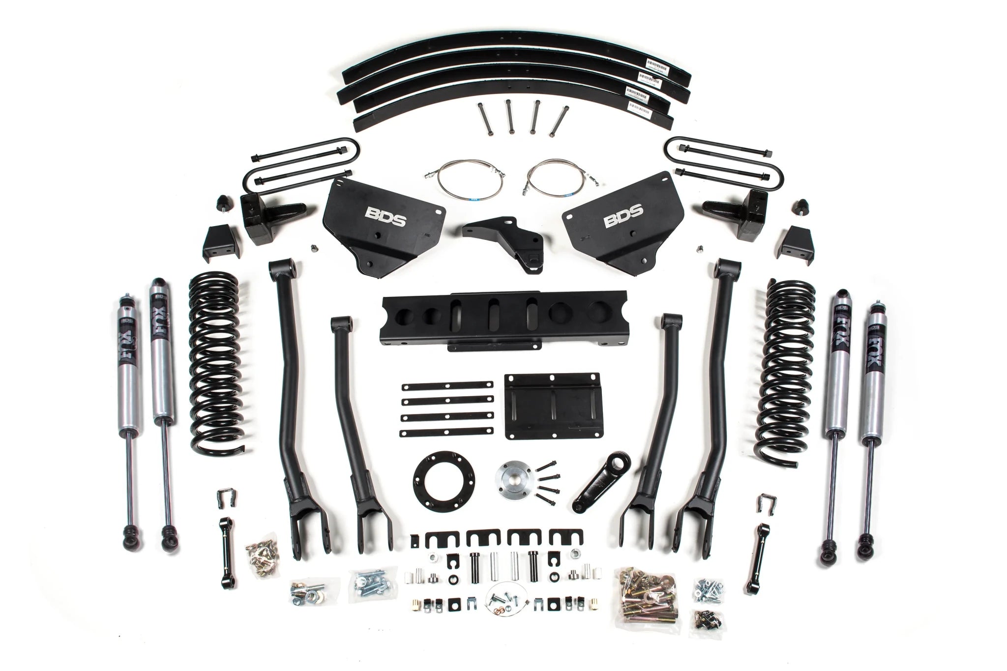 BDS Suspension 8 Inch Lift Kit w/ 4 - Link (2013 - 2018 3500 Cummins 4WD) - Southern Diesel Supply