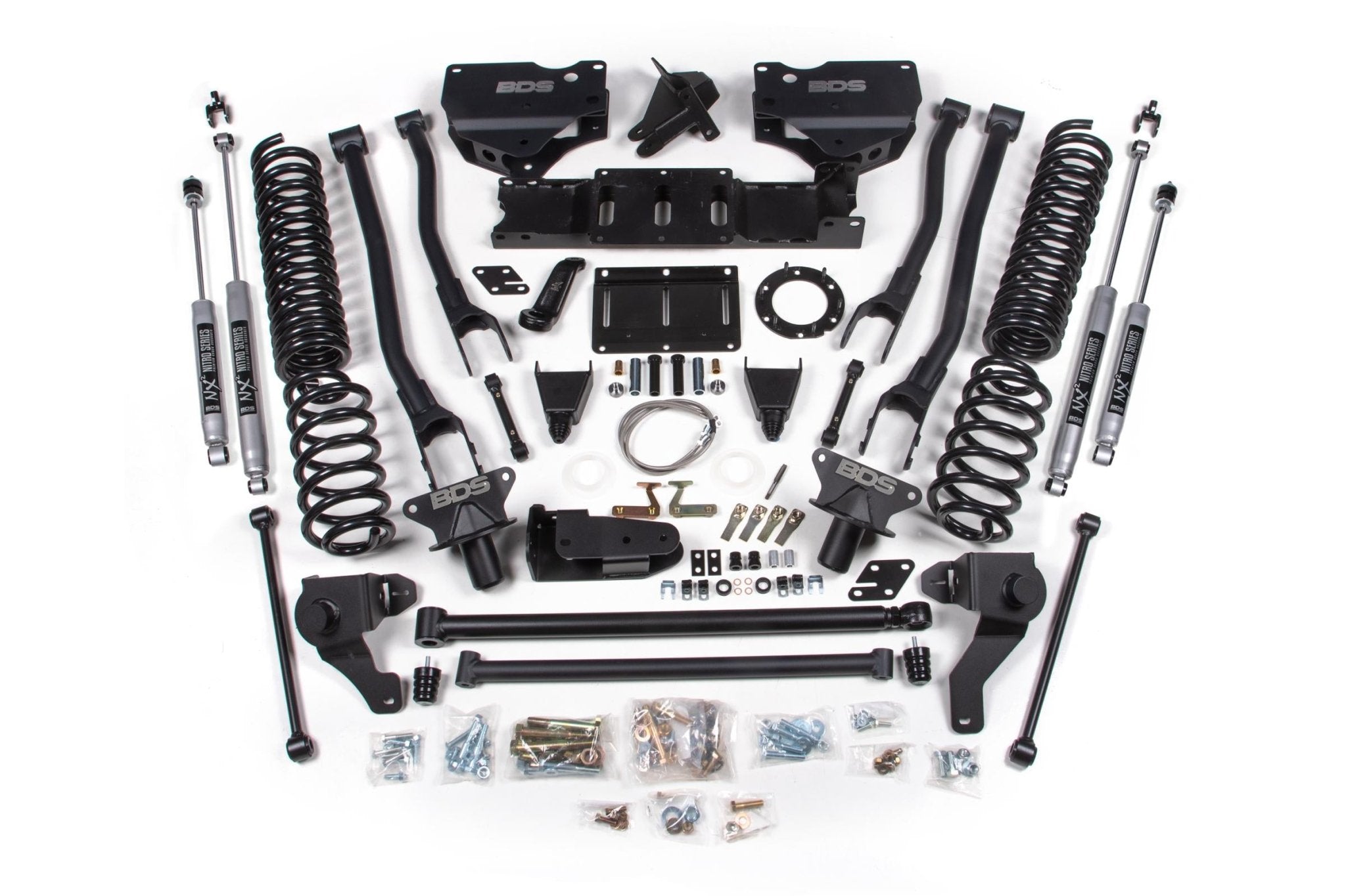 BDS Suspension 8 Inch Lift Kit w/ 4 - Link (2019 - 2024 2500 Cummins 4WD) - Southern Diesel Supply