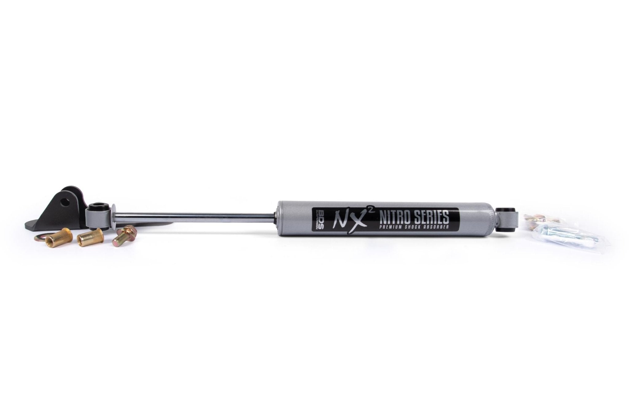 BDS Suspension BDS2004SH Single Steering Stabilizer Kit w/ NX2 Shock (2016 - 2024 Duramax 4WD) - Southern Diesel Supply