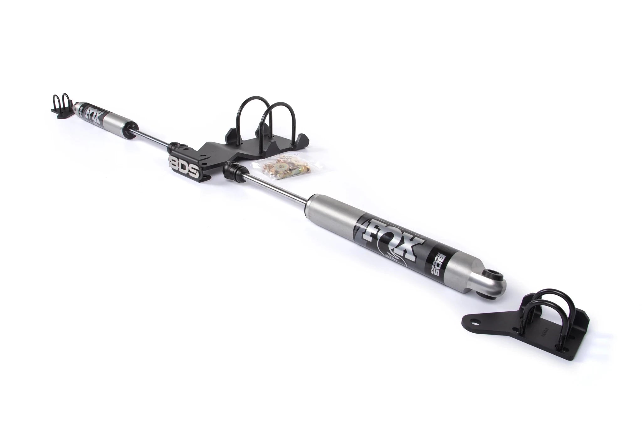 BDS Suspension Dual Steering Stabilizer Kit for 2.5-9 Inch Lift (2005-2026 6.7L PowerStroke 4WD) - Southern Diesel Supply