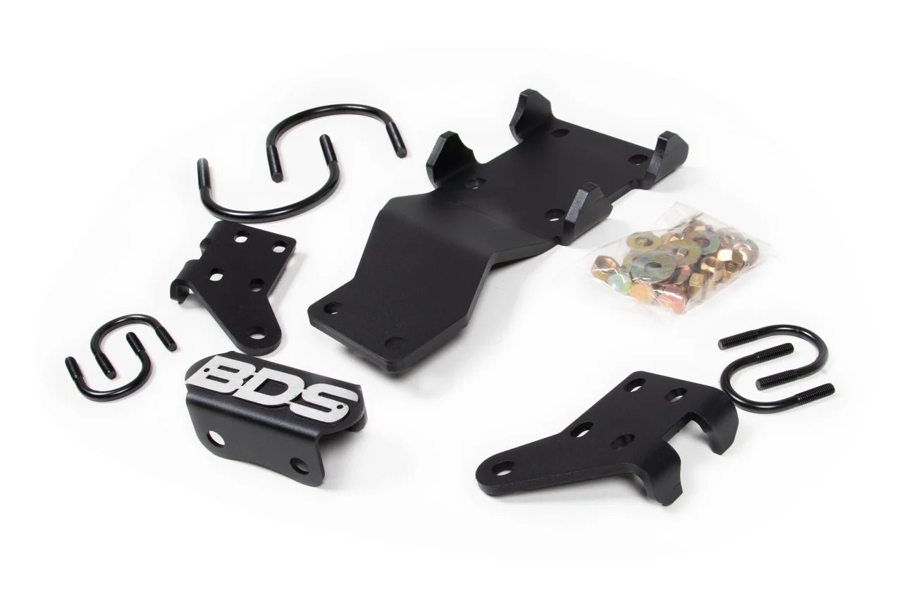 BDS Suspension Dual Steering Stabilizer Mounting Kit for 2.5-9 Inch Lift (2005-2026 6.7L PowerStroke 4WD) - Southern Diesel Supply