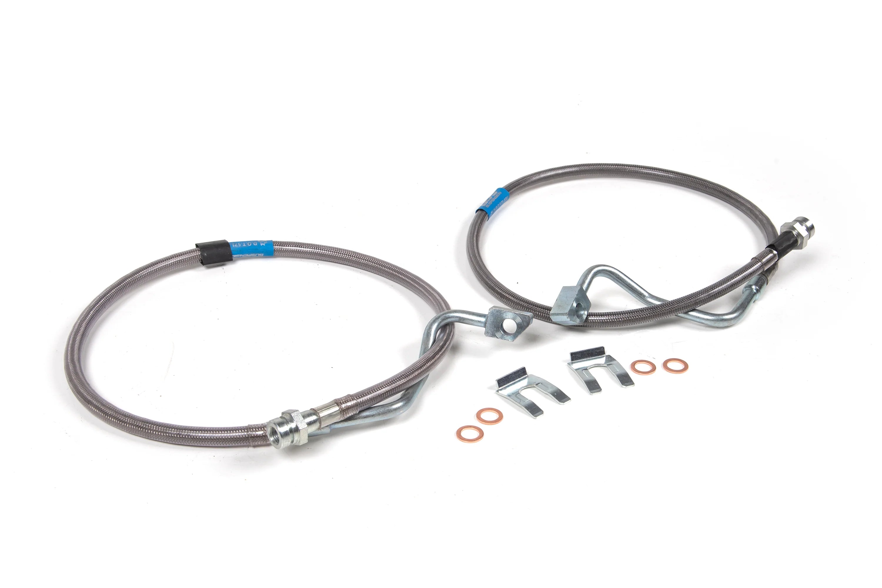 BDS Suspension Front Brake Line Set for 6-8 Inch Lift (2008-2010 6.4L PowerStroke 4WD)