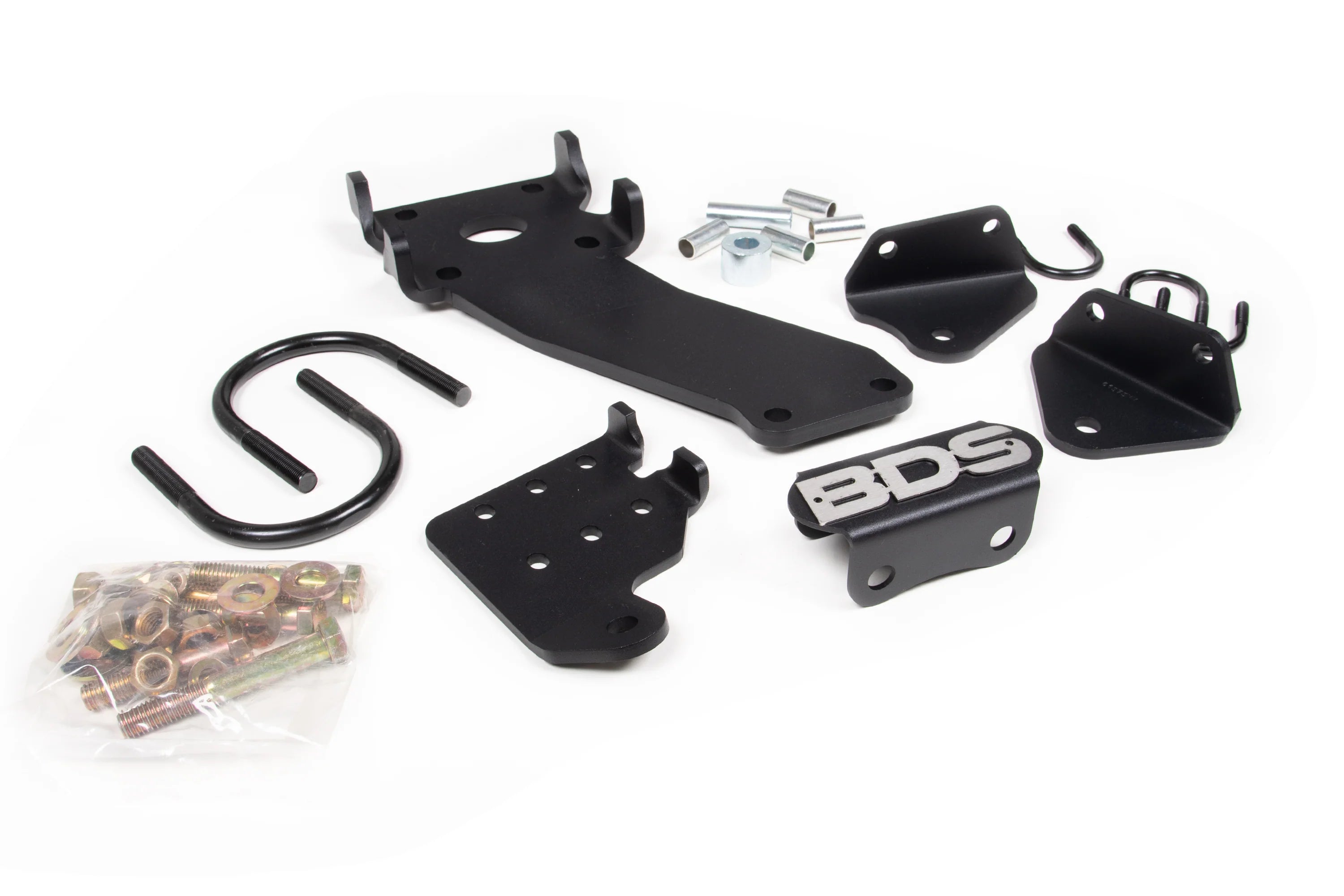 BDS Suspension Dual Steering Stabilizer Mounting Kit (2008-2013/12 6.7 Cummins 4WD)