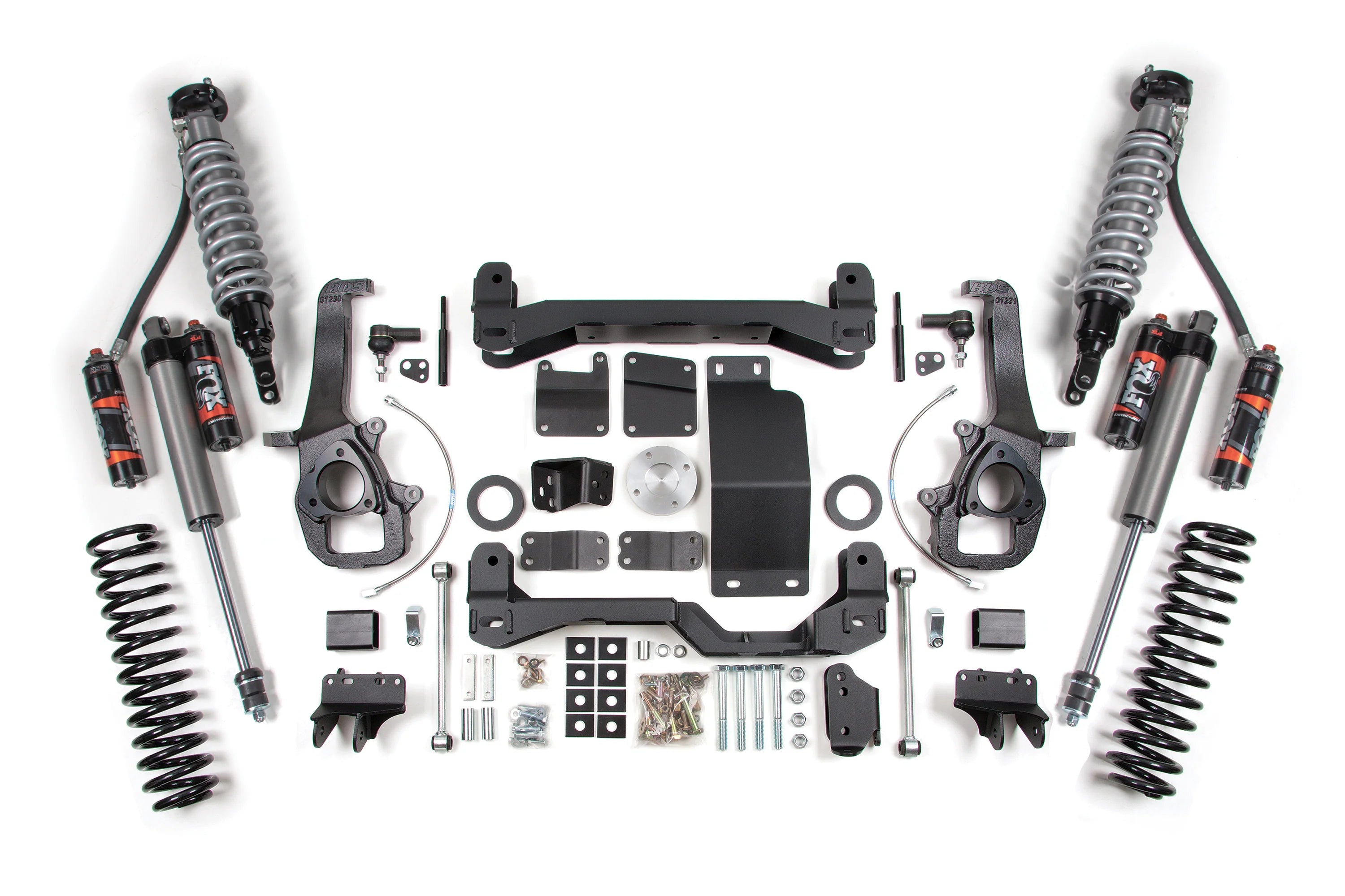 BDS Suspension Inch Lift Kit FOX 2.5 Performance Elite Coilover (2014-2018 3.0L Cummins 4WD)