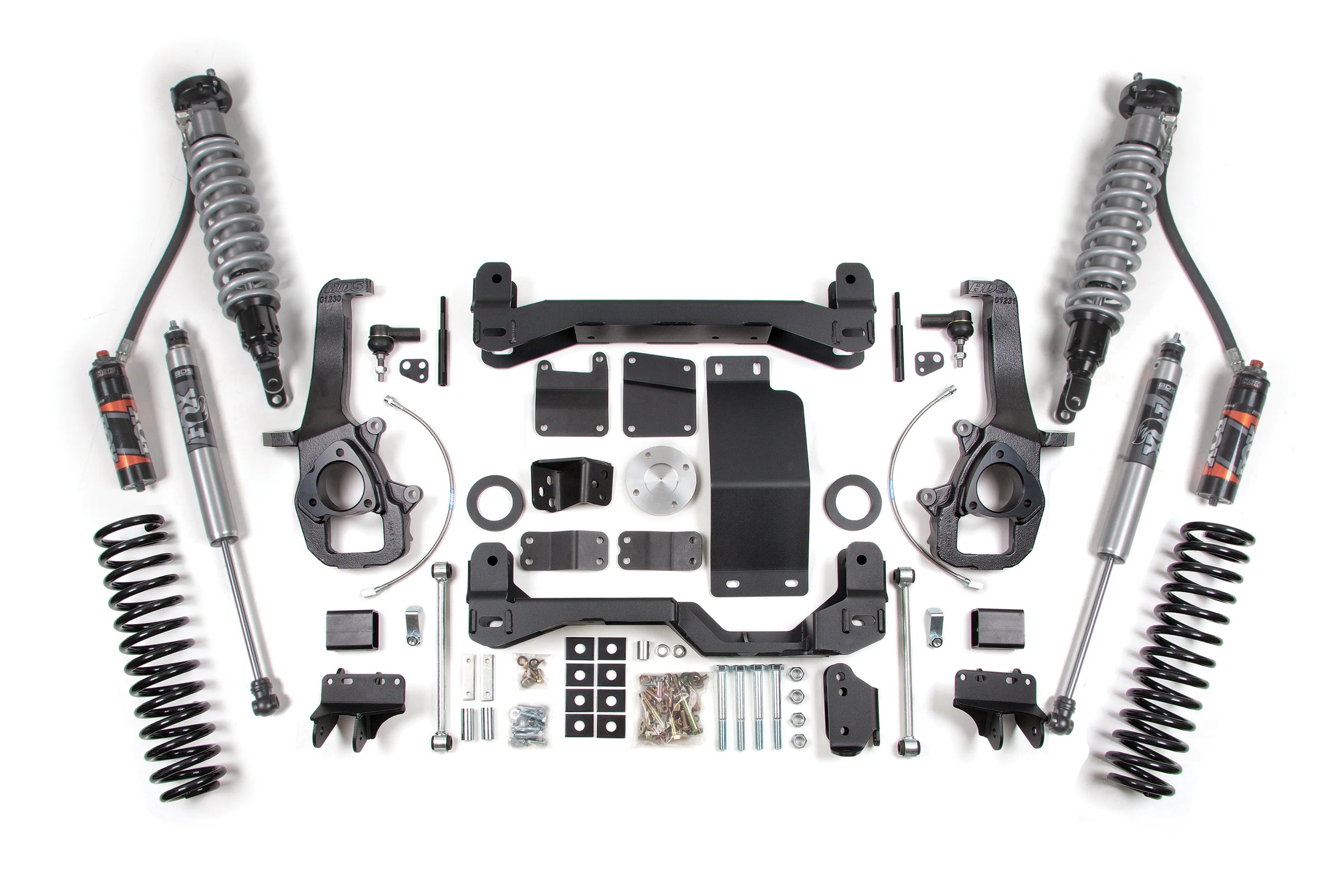 BDS Suspension Inch Lift Kit FOX 2.5 Performance Elite Coilover (2014-2018 3.0L Cummins 4WD)