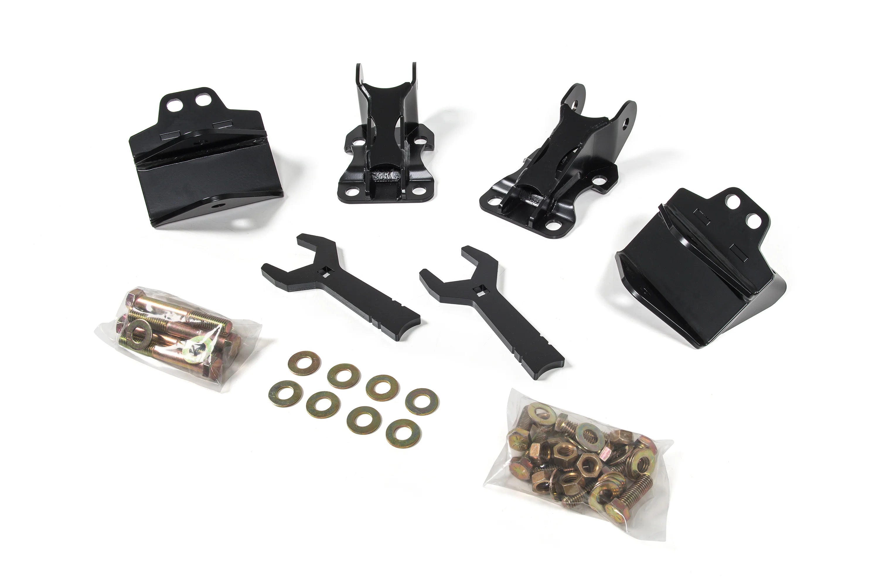 BDS Suspension Recoil Traction Bar Mounting Kit (2001-2010 6.6L Duramax)