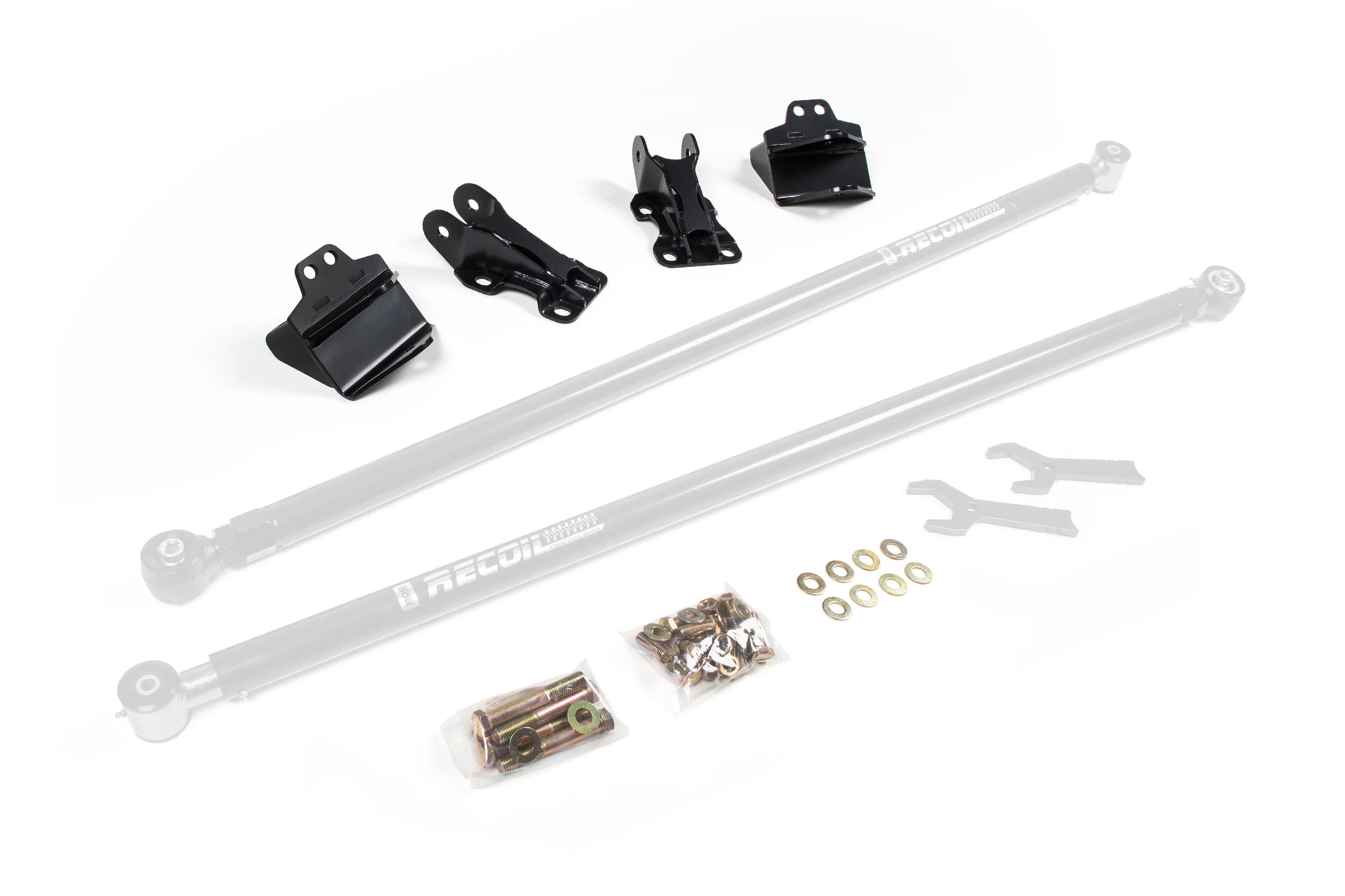 BDS Suspension Recoil Traction Bar Mounting Kit (2001-2010 6.6L Duramax)
