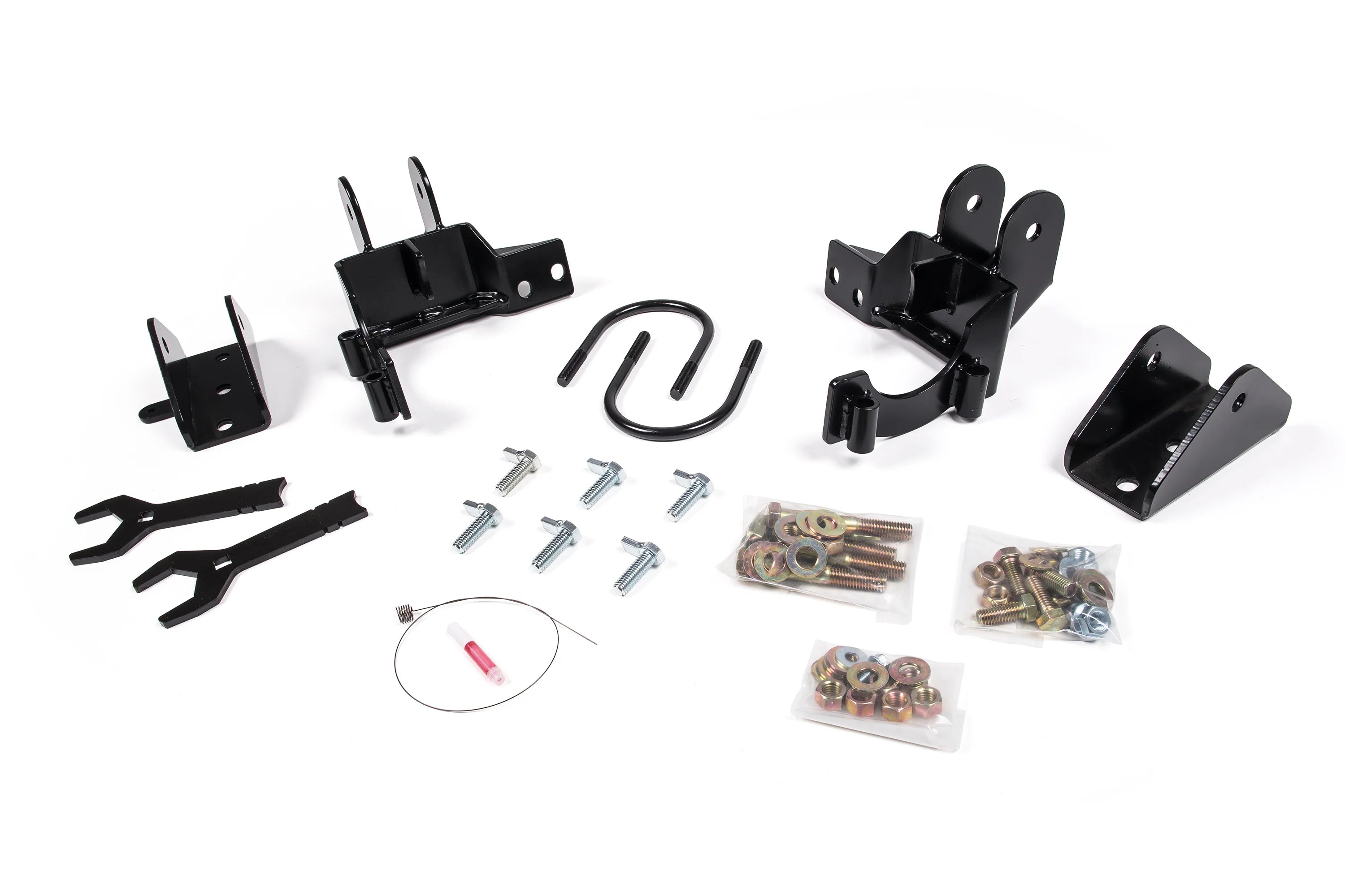 BDS Suspension Recoil Traction Bar Mounting Kit (2011-2019 6.6L Duramax)
