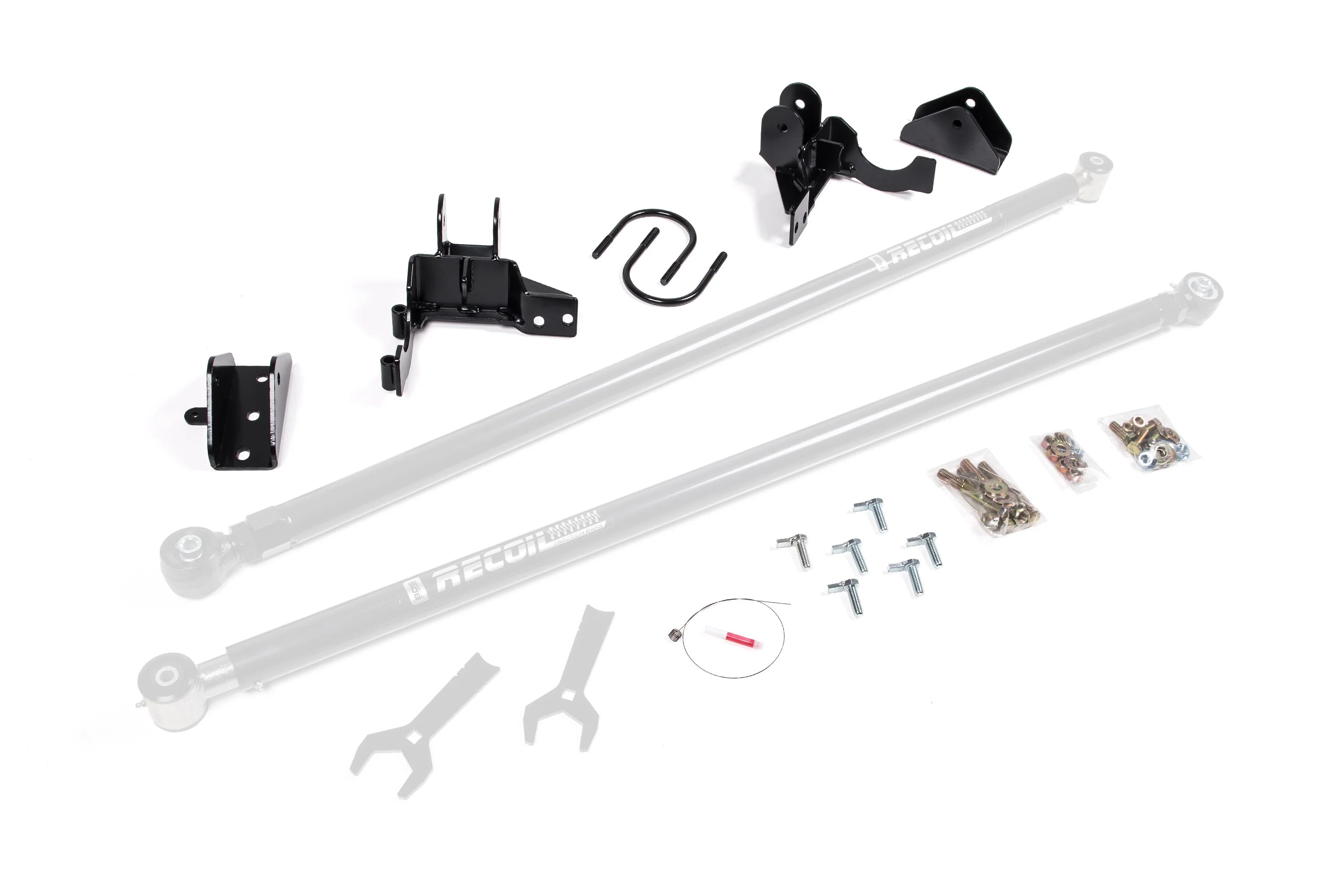 BDS Suspension Recoil Traction Bar Mounting Kit (2011-2019 6.6L Duramax)