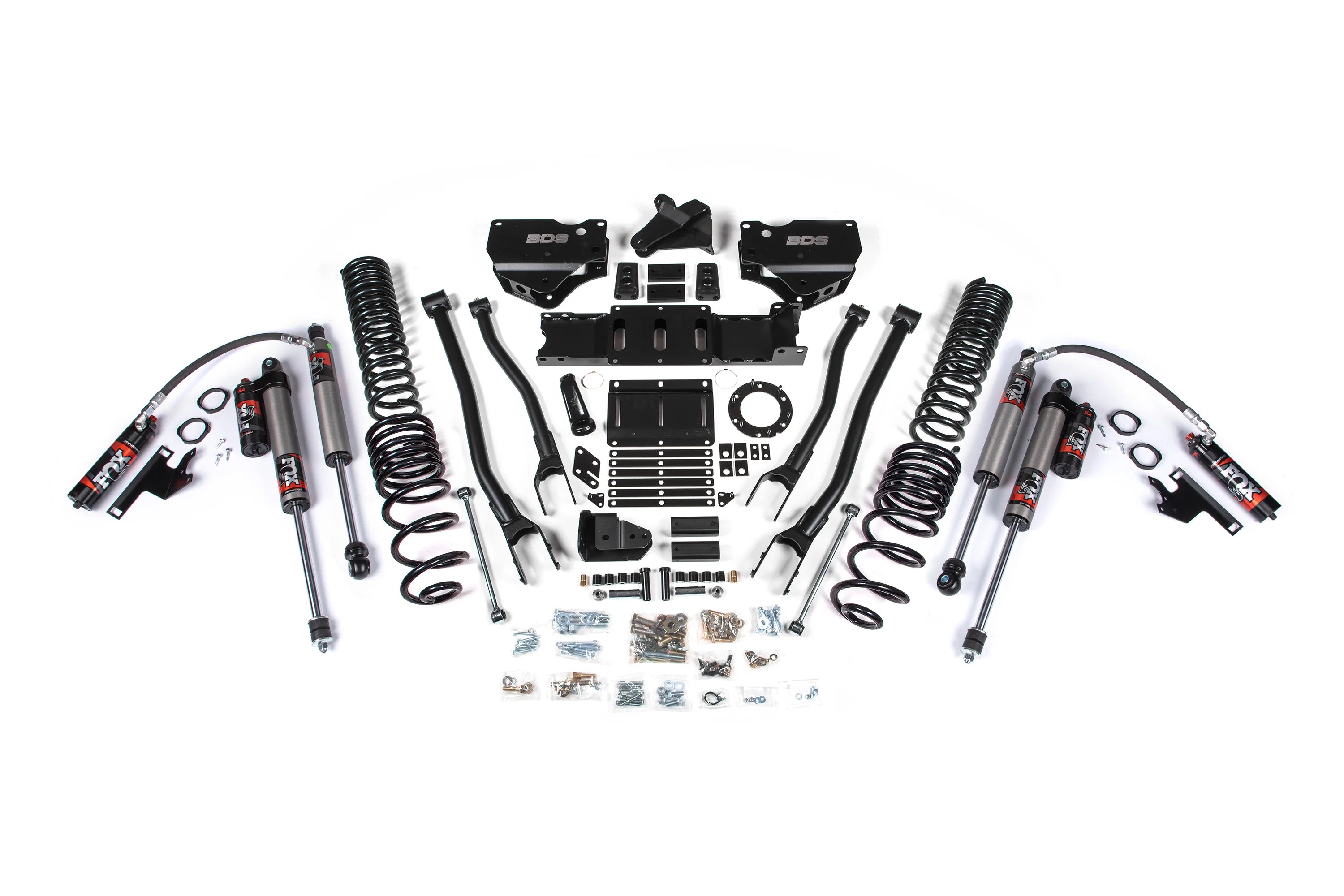 BDS Suspension 4 Inch Lift Kit w/ 4-Link (2019-2024 2500 6.7L Cummins 4WD)
