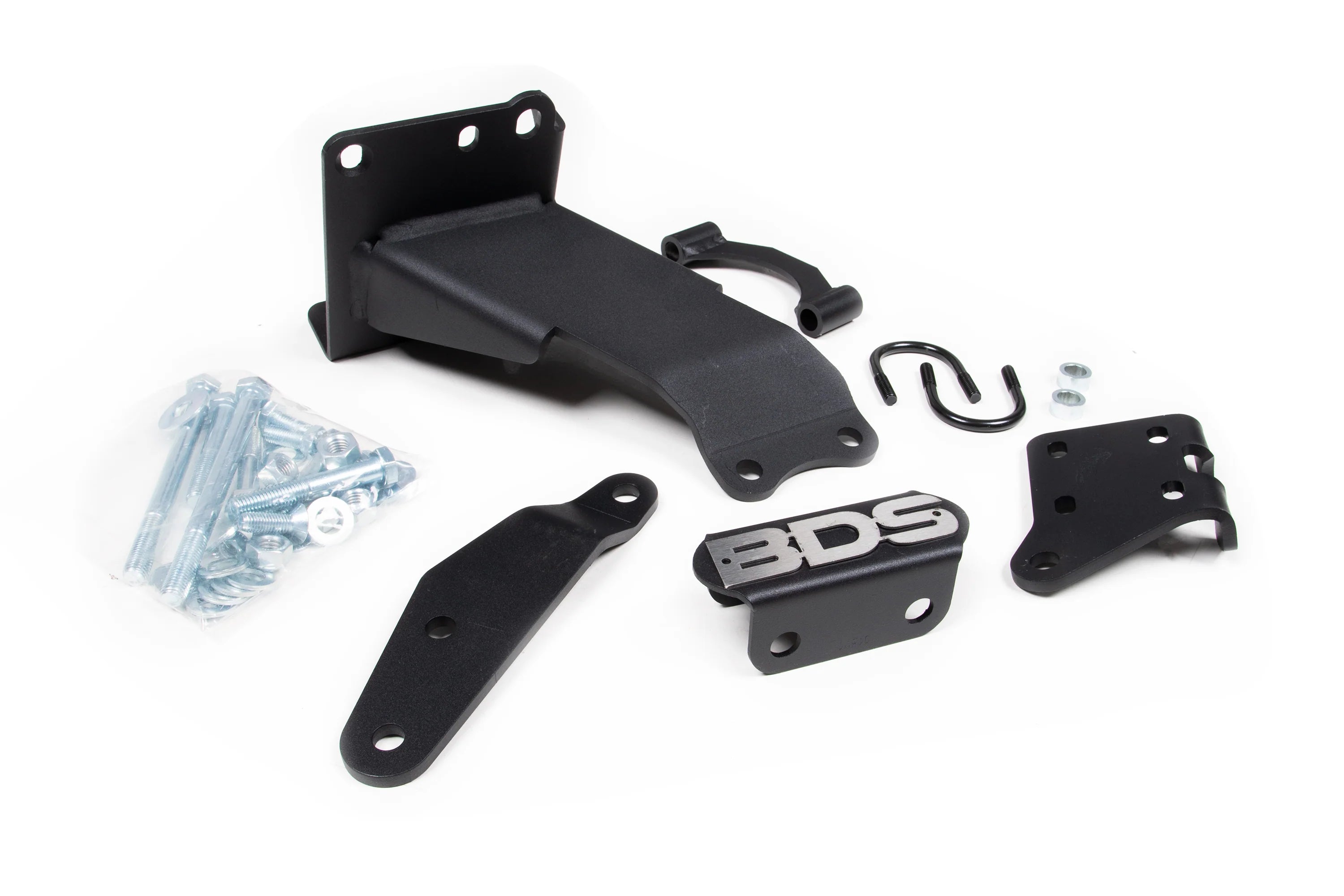 BDS Suspension Dual Steering Stabilizer Mounting Kit (2019-2026 6.7L Cummins 4WD)