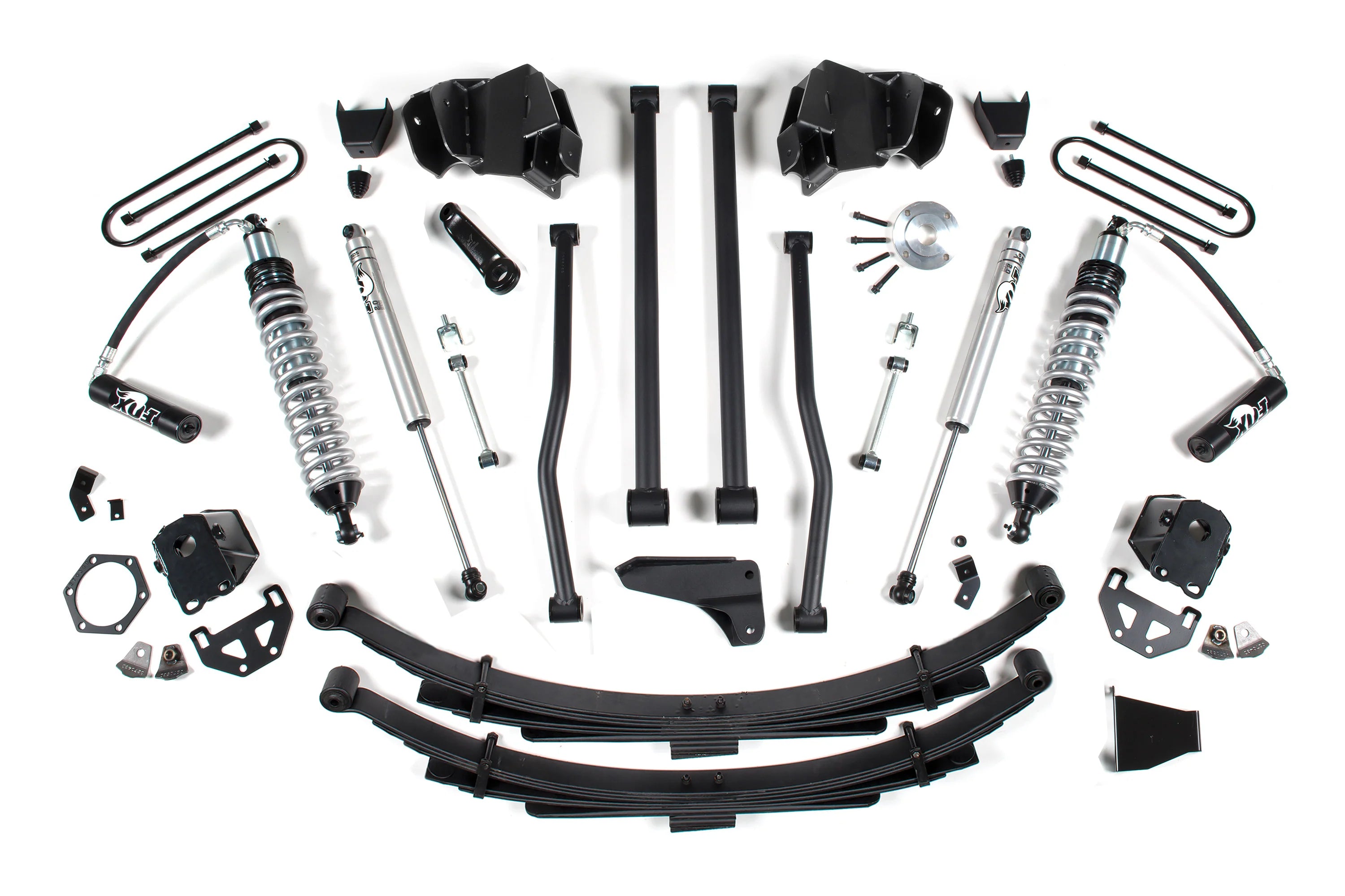 BDS Suspension 8 Inch Lift Kit Long Arm FOX 2.5 Coil-Over Conversion (2009-2013 2500 6.7L Cummins 4WD)
