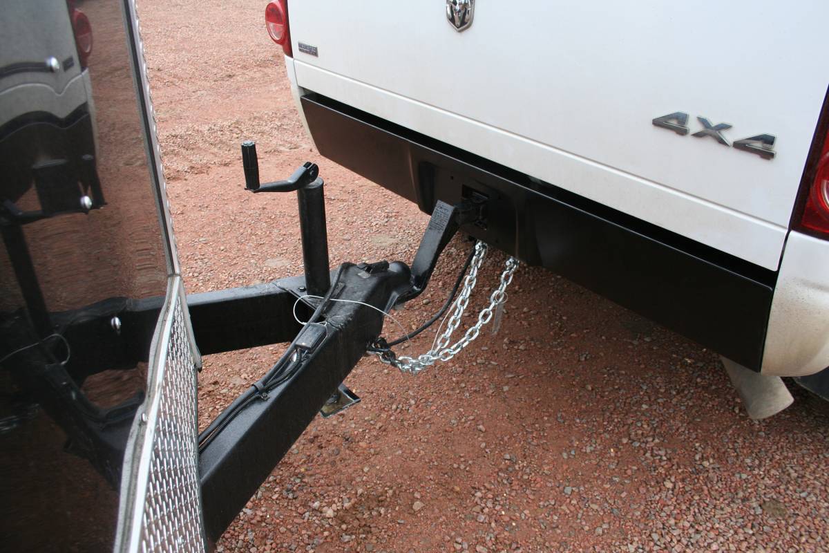 BHP BHP10012 Behind Roll Pan 2 Inch Hidden Receiver Hitch (2003 - 2018 Cummins) - Southern Diesel Supply