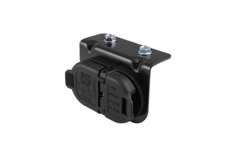 BHP BHP4002 7 & 4 Pole Trailer Connector Socket w/ Mounting Bracket (2001 - 2025 Duramax) - Southern Diesel Supply