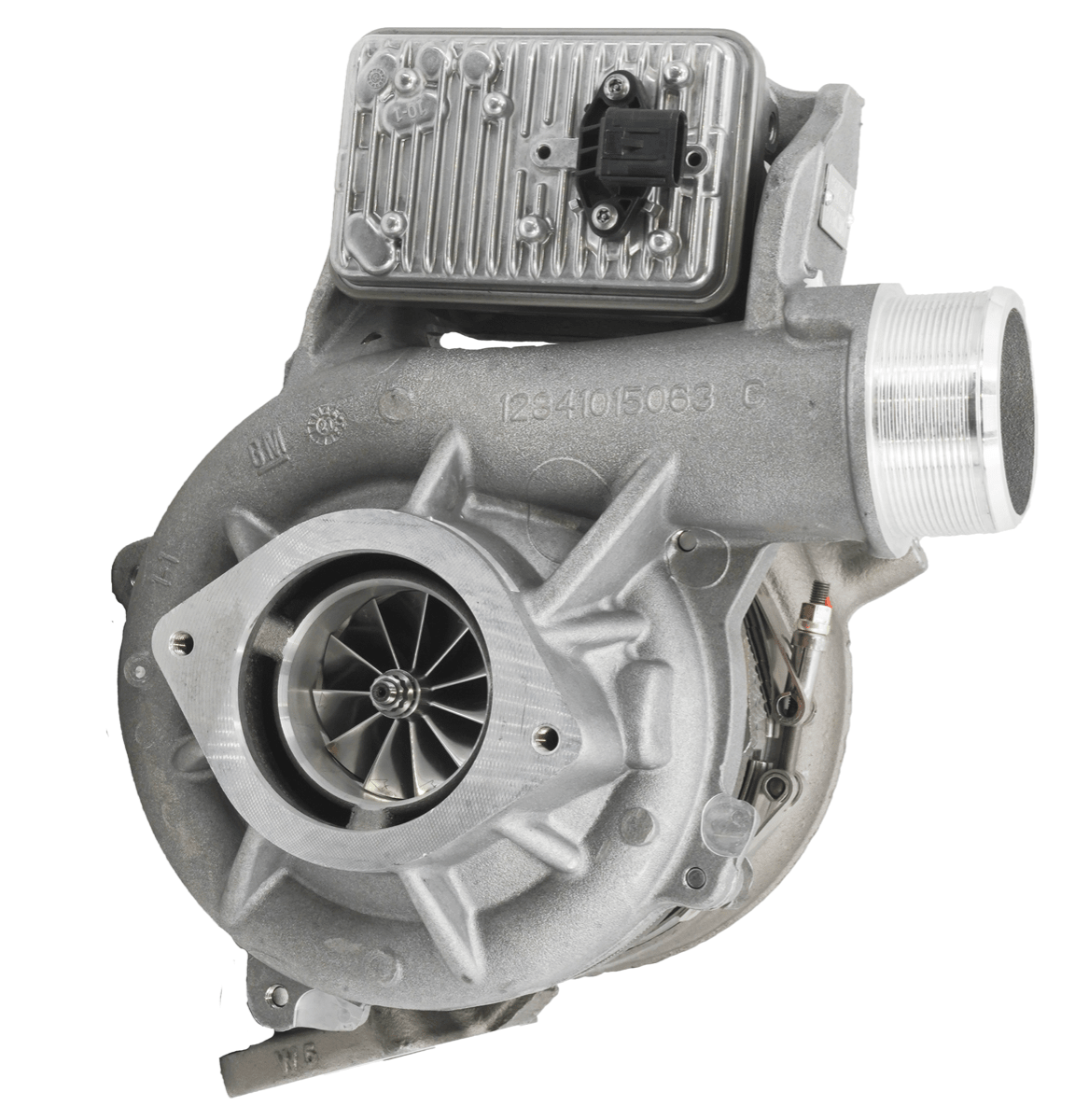 Calibrated Power / DuramaxTuner DM1MO1070203010 Stealth Mach 1 (64) Turbo W/ Actuator (2020 - 2023 L5P/L5D Duramax) - Southern Diesel Supply