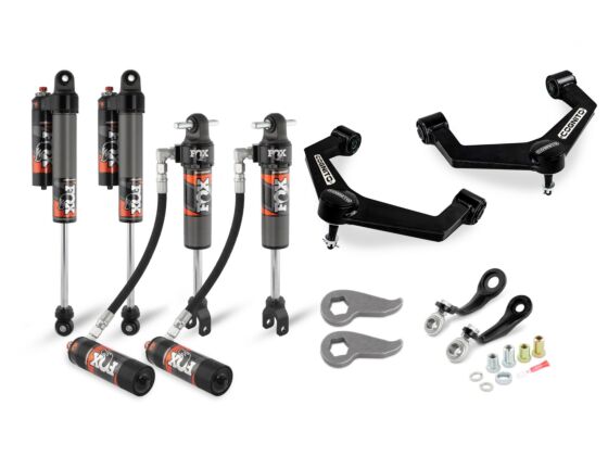 Cognito 3-Inch Elite Leveling Kit with Fox 2.5 Elite Performance Series Shocks for 20-25 Silverado/Sierra 2500/3500 2WD/4WD - Southern Diesel Supply