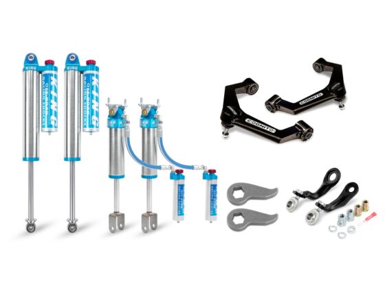 Cognito 3-Inch Elite Leveling Kit with King 2.5 Reservoir Shocks For 11-19 Silverado Sierra 2500/3500 2WD/4WD - Southern Diesel Supply