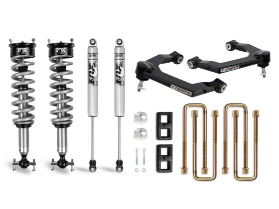 Cognito 3-Inch Performance Ball Joint Leveling Lift Kit With Fox PS Coilover 2.0 IFP Shocks for 19-25 Silverado/Sierra 1500 2WD/4WD - Southern Diesel Supply