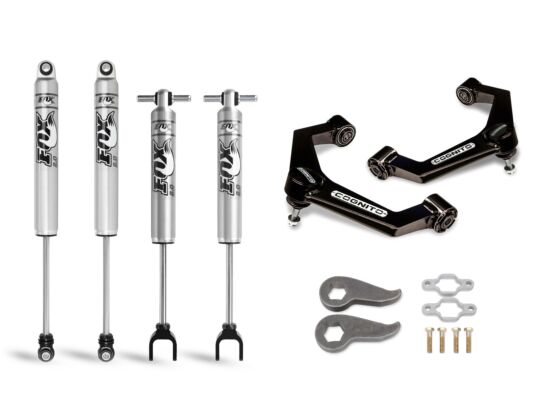 Cognito 3-Inch Performance Leveling Kit with Fox PS 2.0 IFP Shocks for 11-19 Silverado/Sierra 2500/3500 2WD/4WD - Southern Diesel Supply