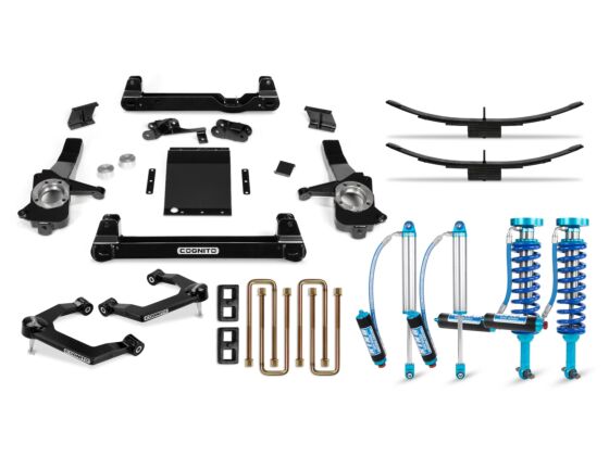 Cognito 6-Inch Elite Lift Kit with King 2.5 Remote Reservoir Shocks For 19-25 Silverado/Sierra 1500 2WD/4WD Including AT4 and Trail Boss - Southern Diesel Supply
