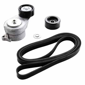 Dayco 5061195K1 Serpentine Belt Kit (2002-2010 6.6L Duramax) - Southern Diesel Supply