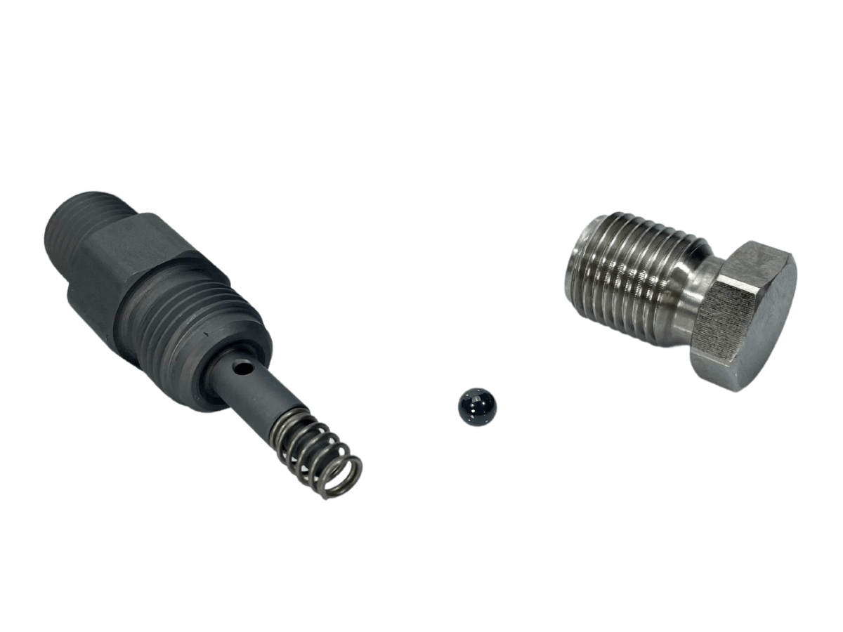 Exergy Performance 1 - 018 - 124 CP3 Rear Outlet Fitting and Plug Kit (2001 - 2010 Duramax) - Southern Diesel Supply