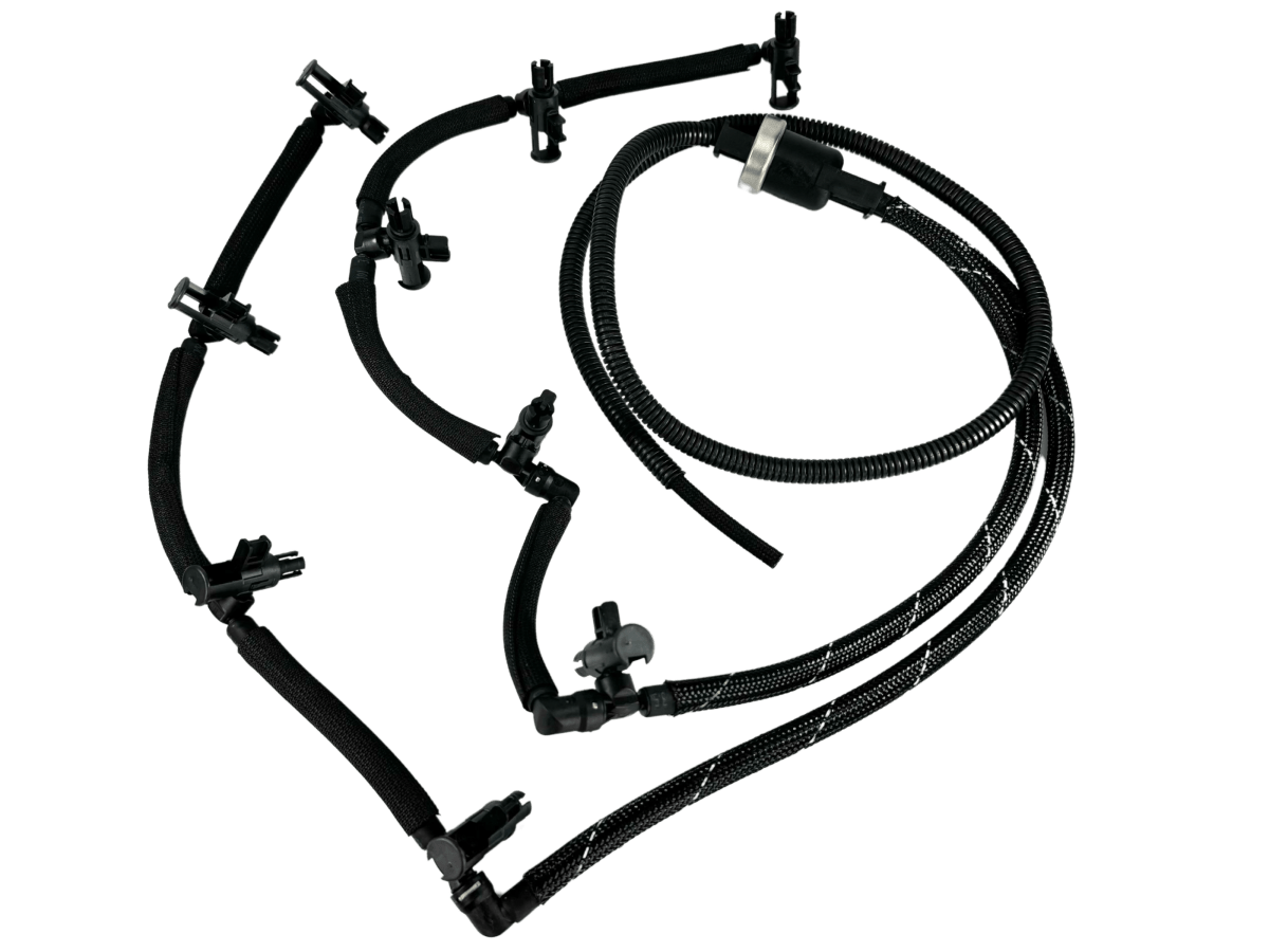 Exergy Performance E05 10510 Fuel Injector Leak Rail Assembly (2011 - 2016 Duramax) - Southern Diesel Supply