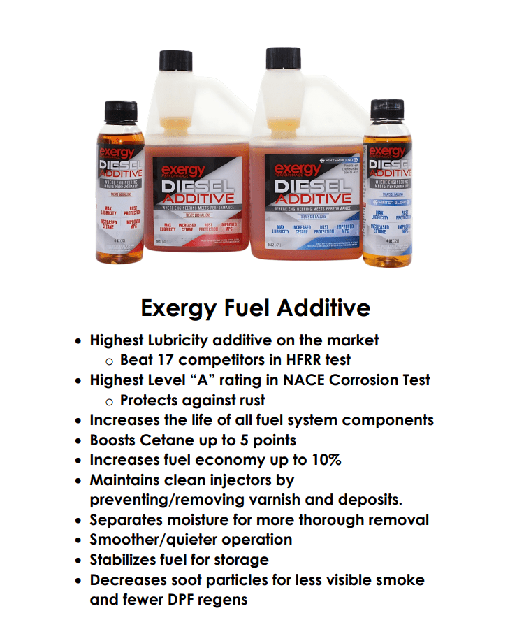 Exergy Performance E09 00005 Diesel Additive 4OZ - Case of 12 | Fuel System - Southern Diesel Supply