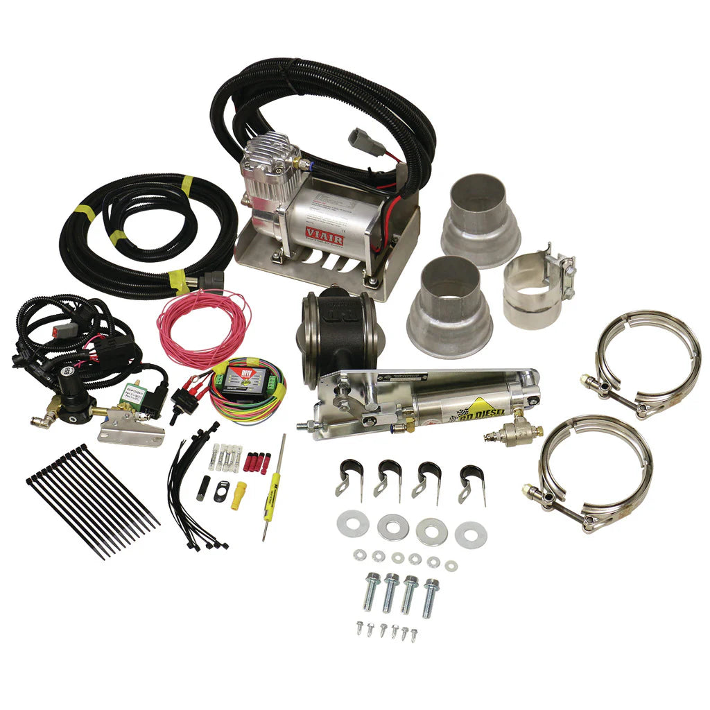 BD Diesel BD Diesel 1028130 Remote Mount Exhaust Brake With Air Compressor - Diesel Performance Part