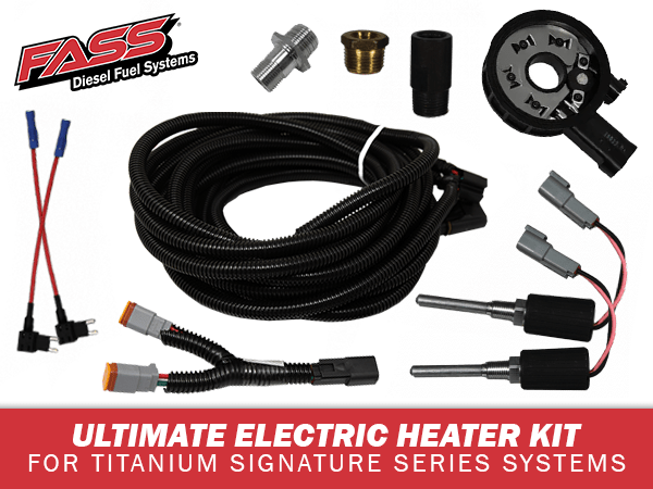 FASS HK1003U Diesel Fuel Systems – Titanium Signature Series – ULTIMATE Electric Heater Kit - Southern Diesel Supply