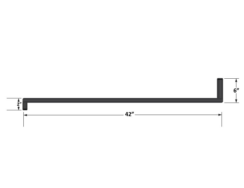 Fleece FPE - 34574 - A Universal Pre - Formed 5/8 Inch Coolant Hose with 90 Degree Ends - Southern Diesel Supply