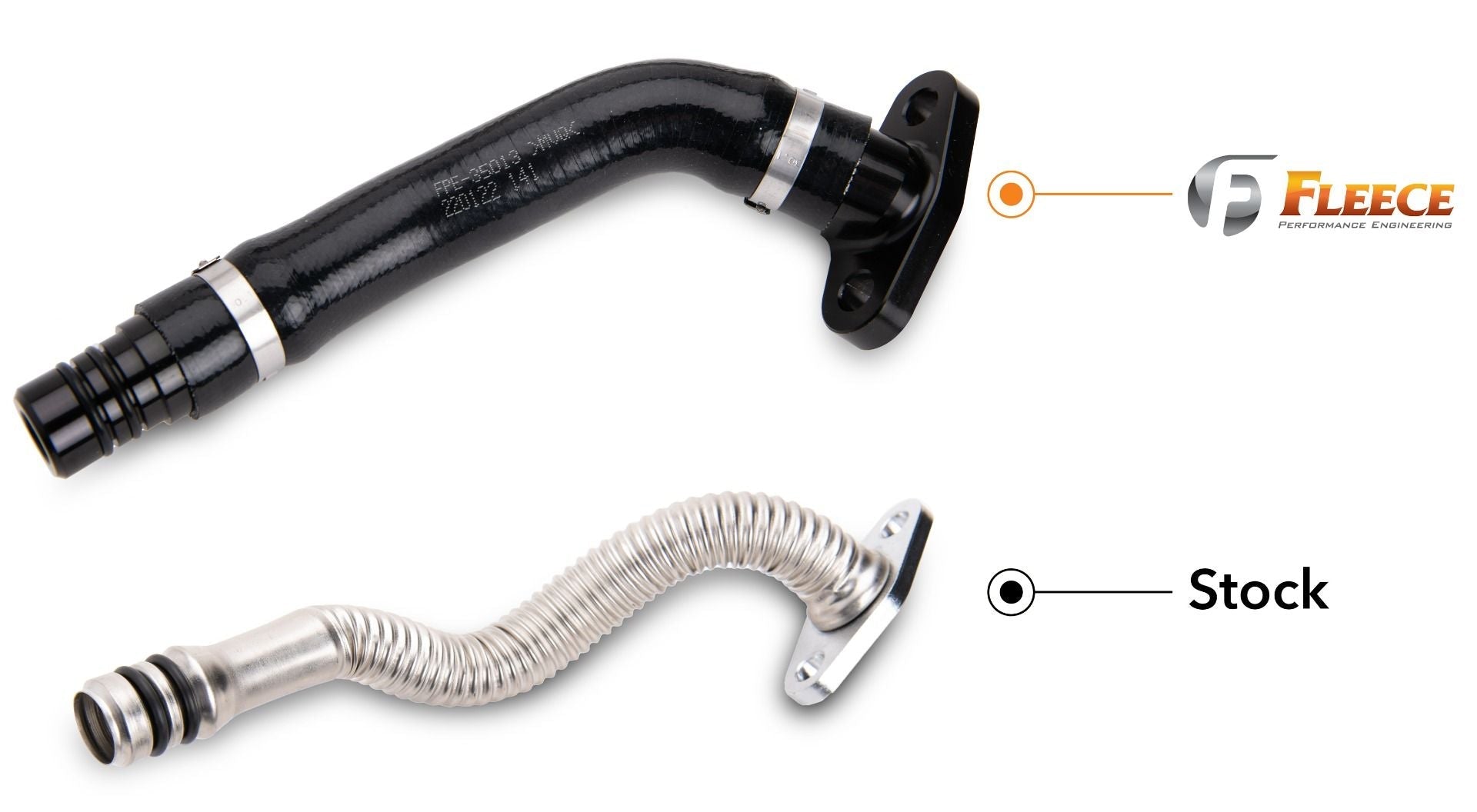 Fleece FPE - CTDT - VGT - KIT Turbo Drain Tube Kit for 6.7L Cummins VGT Turbochargers (2007.5 - 2018 Cummins) - Southern Diesel Supply