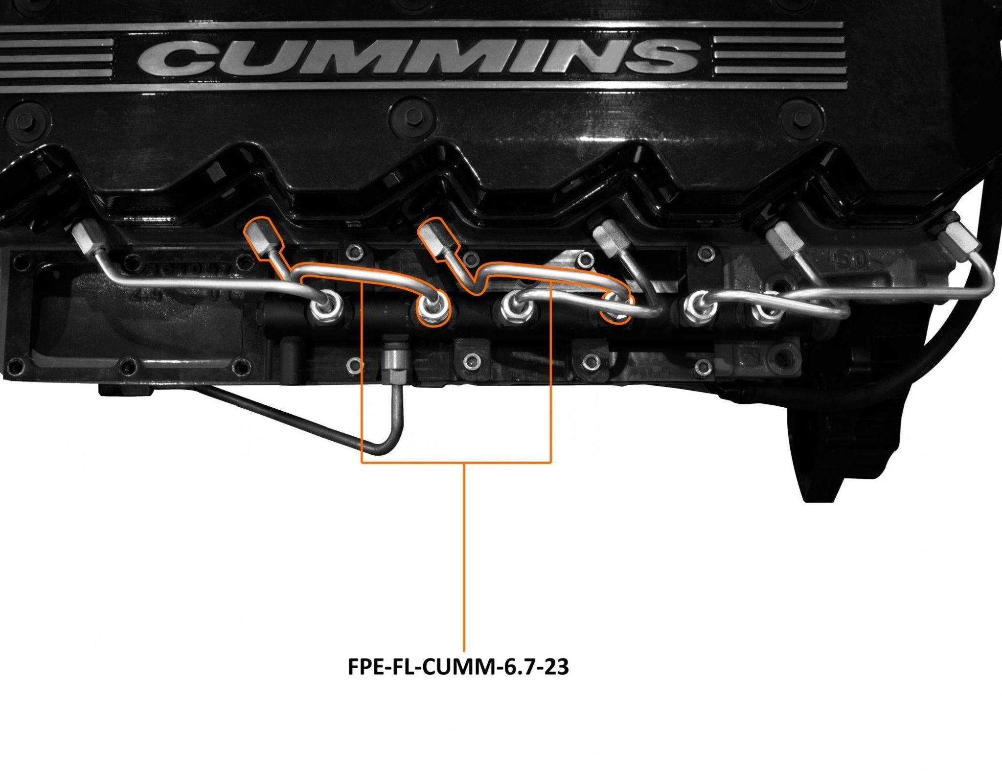 Fleece FPE - FL - CUMM - 6.7 - 23 Number 2 and Number 3 Injection Line (2007.5 - 2018 Cummins) - Southern Diesel Supply