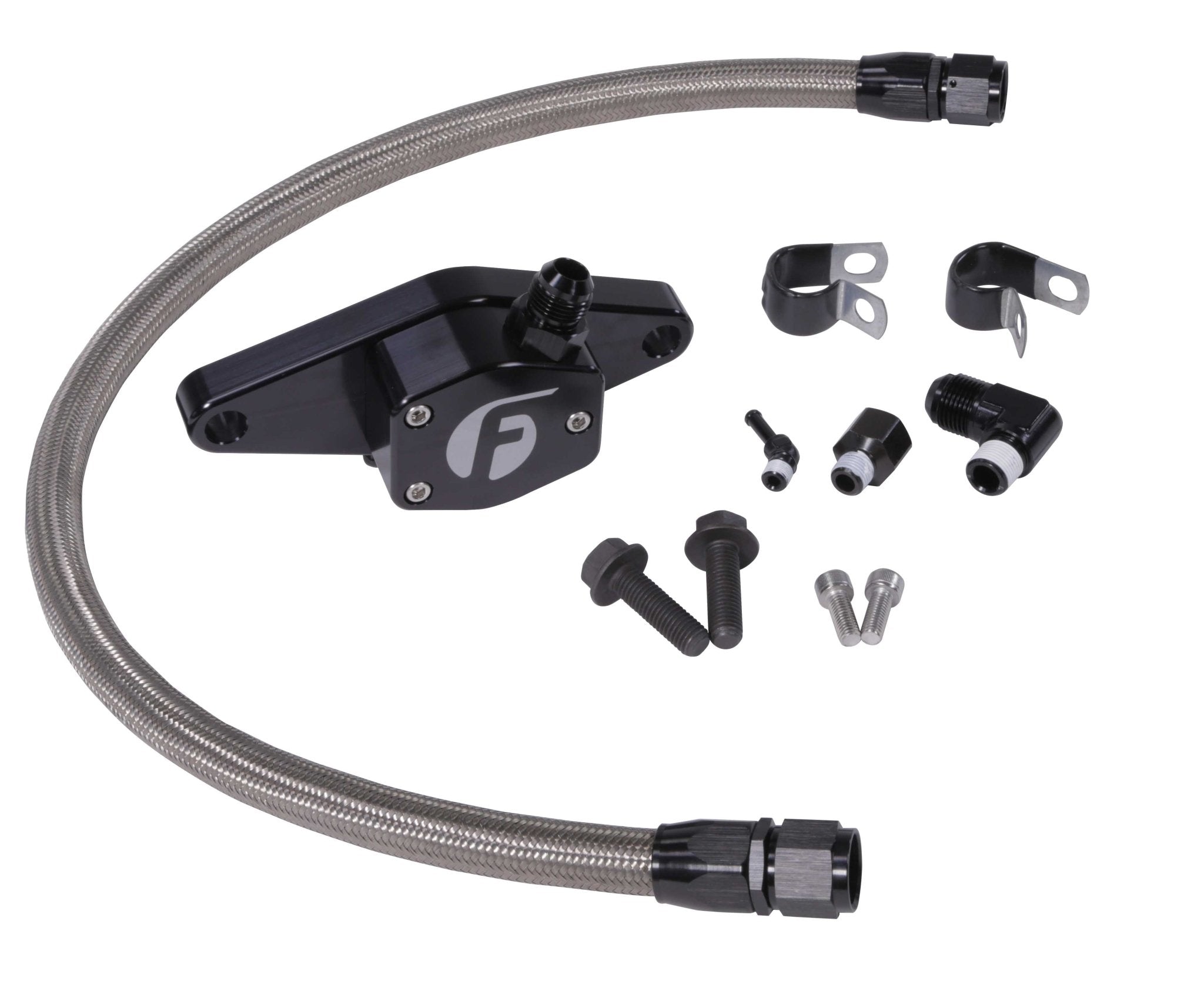 Fleece Performance Engineering | Fleece FPE - CLNTBYPS - CUMMINS - 12V - SS Performance Coolant Bypass® for 5.9L 12V w/ Stainless Steel Braided Line (1994... - Southern Diesel Supply