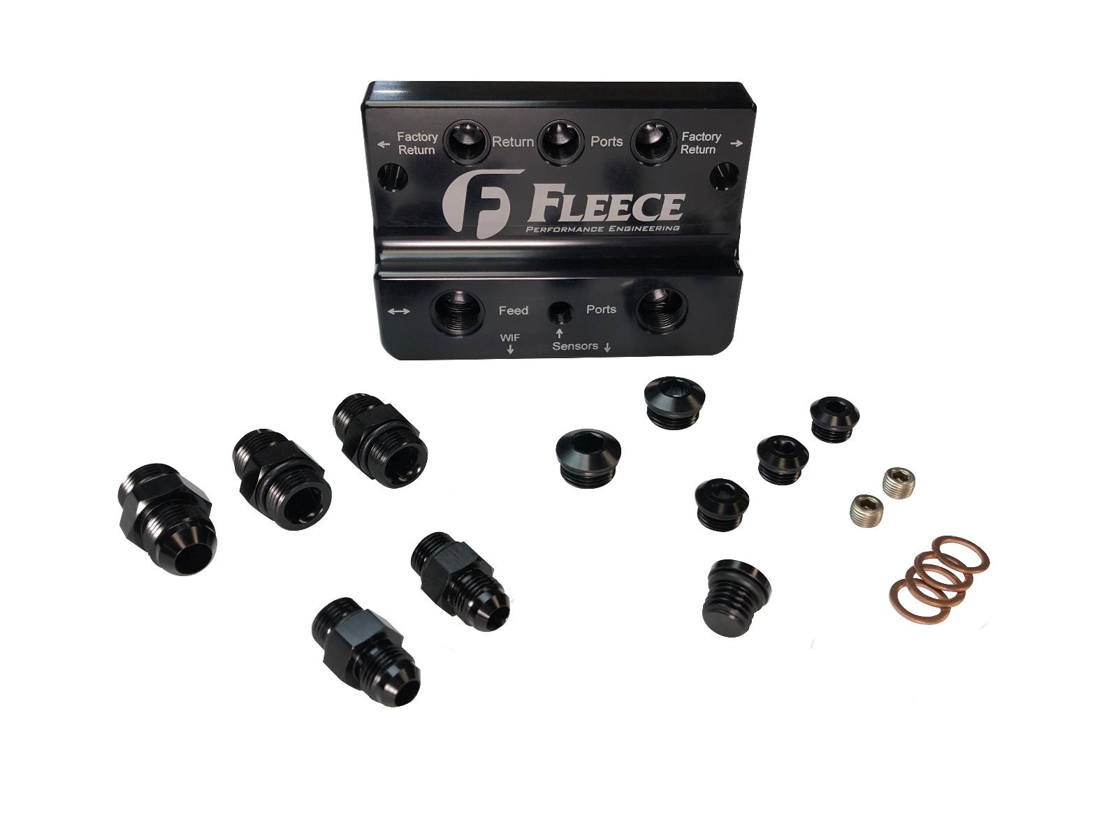 Fleece Performance Engineering | Fleece FPE - FFD - RF - 4G Fuel Distribution Block (2010 - 2018 Cummins) | Fuel System - Southern Diesel Supply