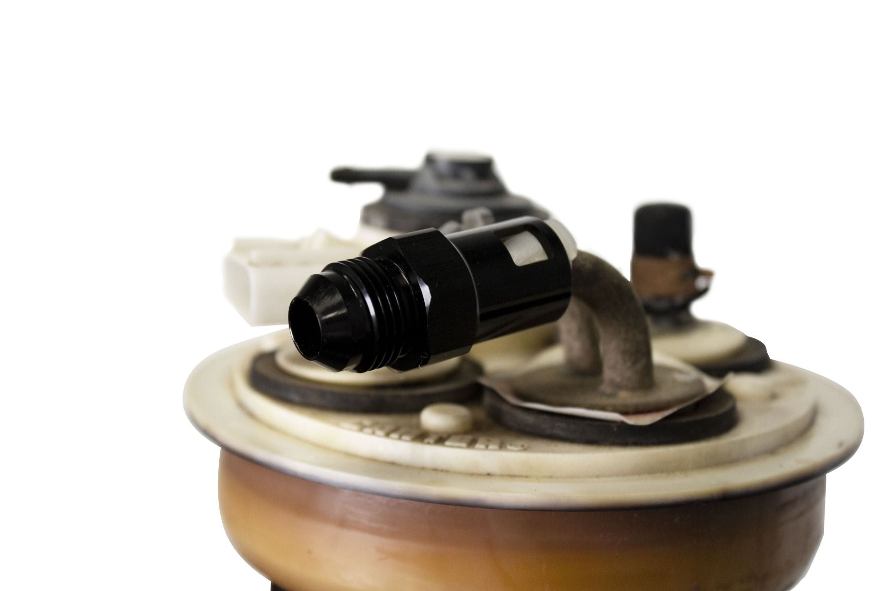 Fleece Performance Engineering | Fleece FPE - QUCON - OE - 38 3/8 Inch Quick Connect to - 8AN Male Adapter for OEM Dodge Ram Cummins Sending Unit (2007.5... - Southern Diesel Supply