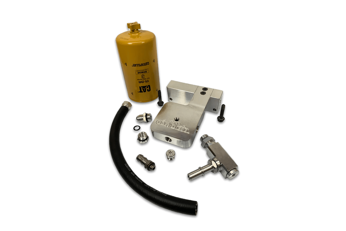 G&R Diesel GRD67CM3009 CAT Fuel Filter Conversion Kit (2010-2018 6.7L Cummins) - Southern Diesel Supply