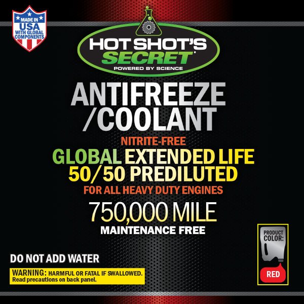 Hot Shot's Secret 750,000 Mile Heavy Duty Ultra Long Life Red (1 Gal) - Southern Diesel Supply