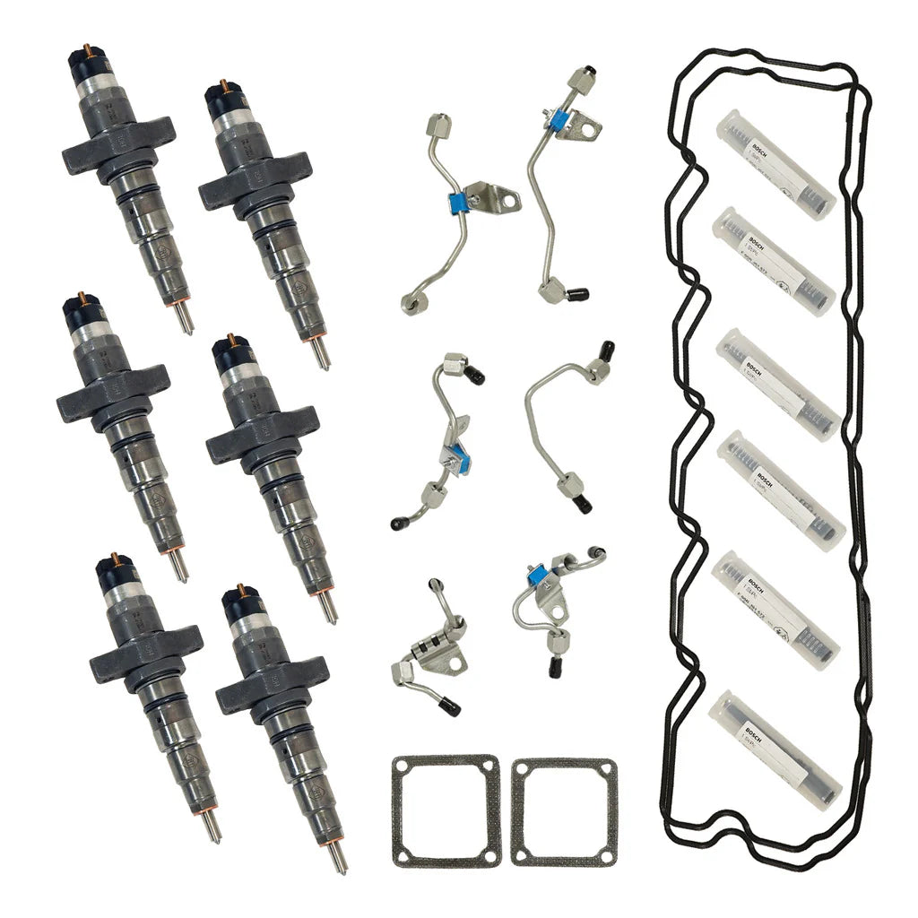 BD Diesel BD Diesel 1050181 Remanufactured Fuel Injector Set & Installation Kit (2003-2004 Cummins) - Diesel Performance Part