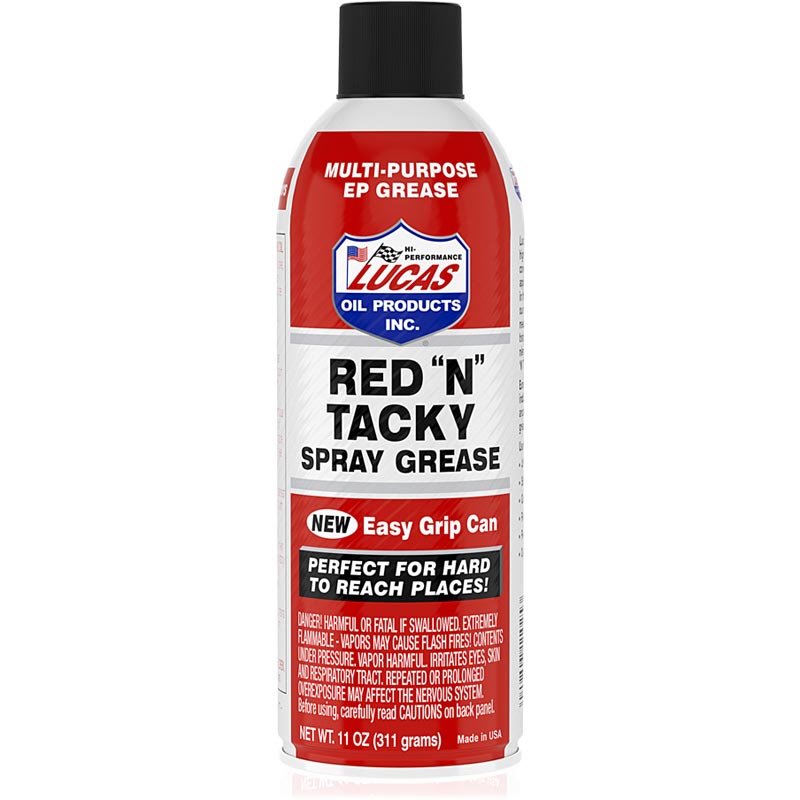 Lucas Oil 11025 Red "N" Tacky Spray Grease - Southern Diesel Supply