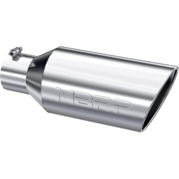 MBRP Rolled Angle Cut Exhaust Tip (4" Inlet, 7" Outlet) - Southern Diesel Supply