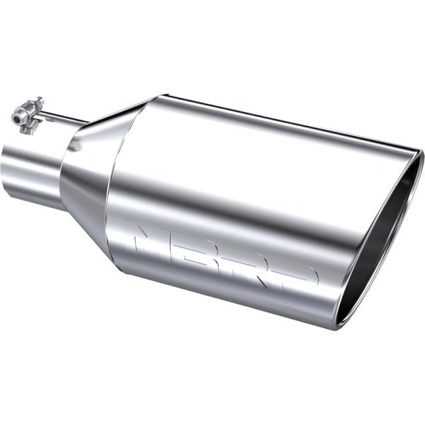 MBRP Rolled Angle Cut Exhaust Tip (4" Inlet, 8" Outlet) - Southern Diesel Supply