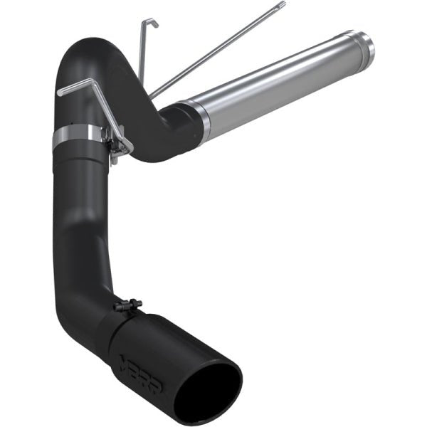 MBRP S6130BLK Armor BLK 4" Filter - Back Exhaust System (2007.5 - 2012 Cummins) - Southern Diesel Supply