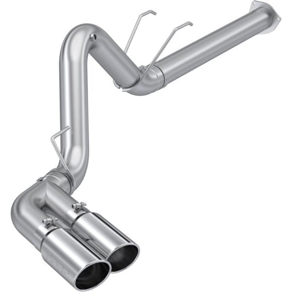 MBRP S6290409 Armor Plus 4" Filter - Back Dual Exit Exhaust System (2017 - 2025 Power Stroke) - Southern Diesel Supply