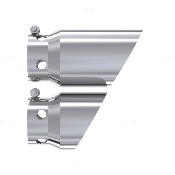 MBRP T5111 Factory Exhaust 5" Tip Cover Set (2008 - 2025 Power Stroke, Stock Exhaust) - Southern Diesel Supply