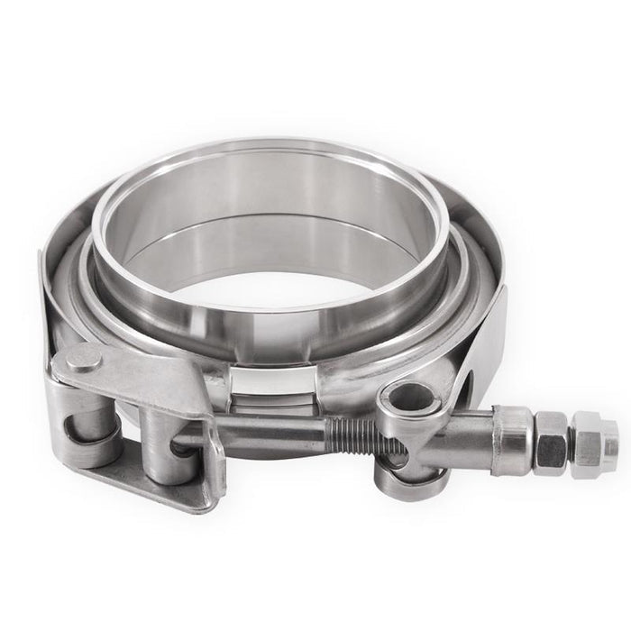 Mishimoto MMCLAMP - VA Aluminum V - Band Clamp With Flange - Southern Diesel Supply