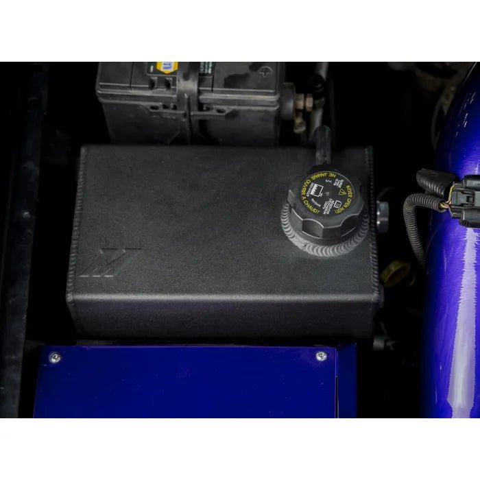 Mishimoto MMRT - DMAX - 01 Wrinkle Black Aluminum Degas Tank (2001 - 2007 Duramax) - Southern Diesel Supply